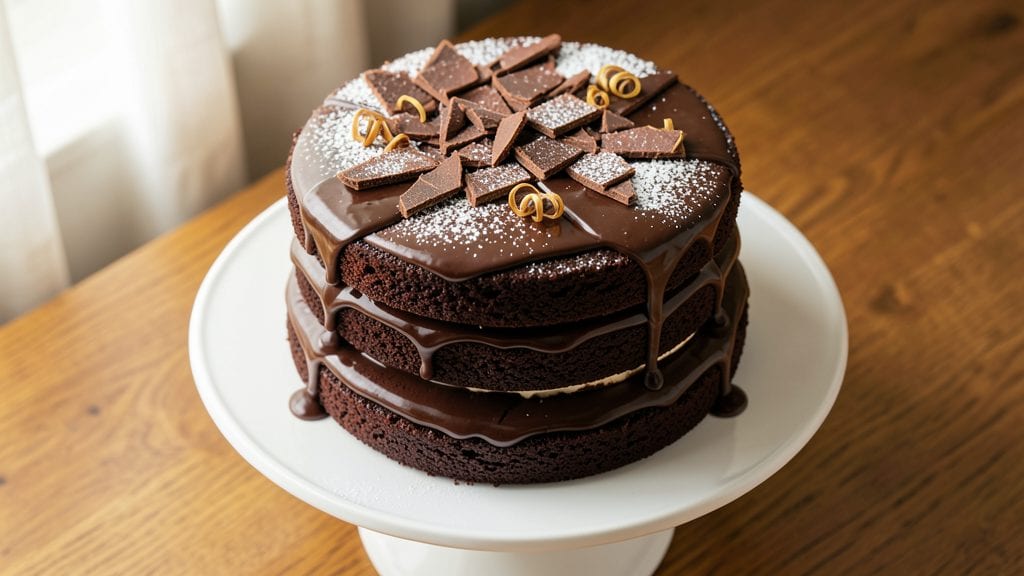 Baker's German Sweet Chocolate Cake Recipe: Dark Chocolate Depth and Toasted Almond Crunch