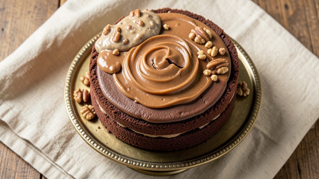 Baker's Original German Chocolate Cake Recipe: Toasted Pecan-Cocoa Swirls With Fudgy Layers