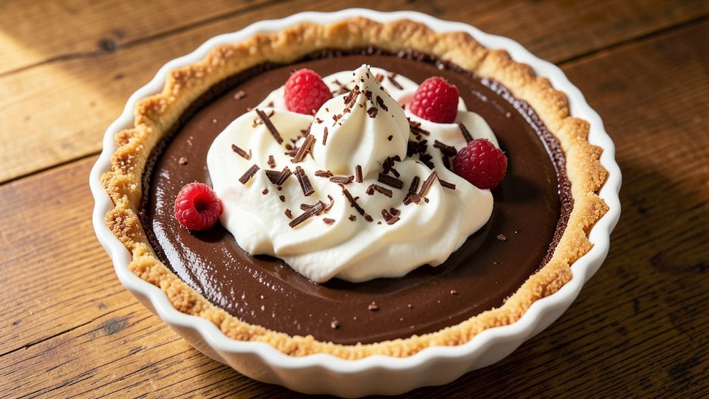 Betty Crocker Chocolate Cream Pie Recipe: Velvety Ganache Swirls With Crispy Lattice Top