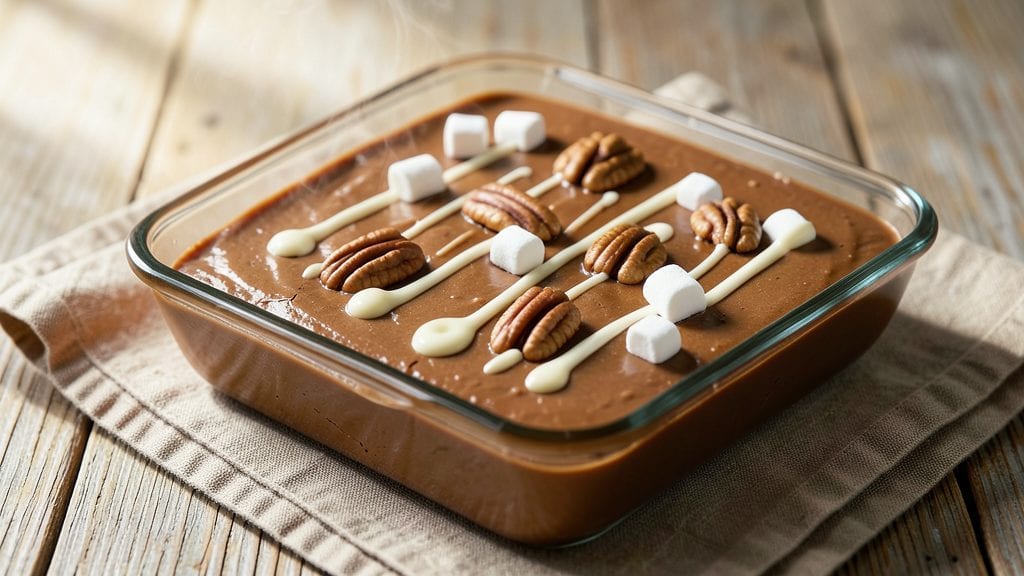 Betty Crocker Chocolate Fudge Recipe: No-Bake Fudgy Layers With Toasted Pecan Swirl