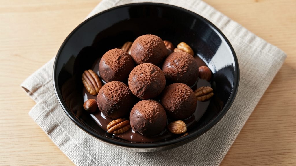 Betty Crocker Chocolate Truffles Recipe: No-Churn Ganache With Toasted Nut Crown