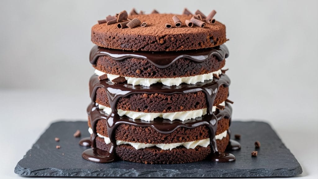 Cheesecake Factory Chocolate Tower Truffle Cake Copycat Recipe: Triple-Layered Decadence With Toasted Pecan Crown