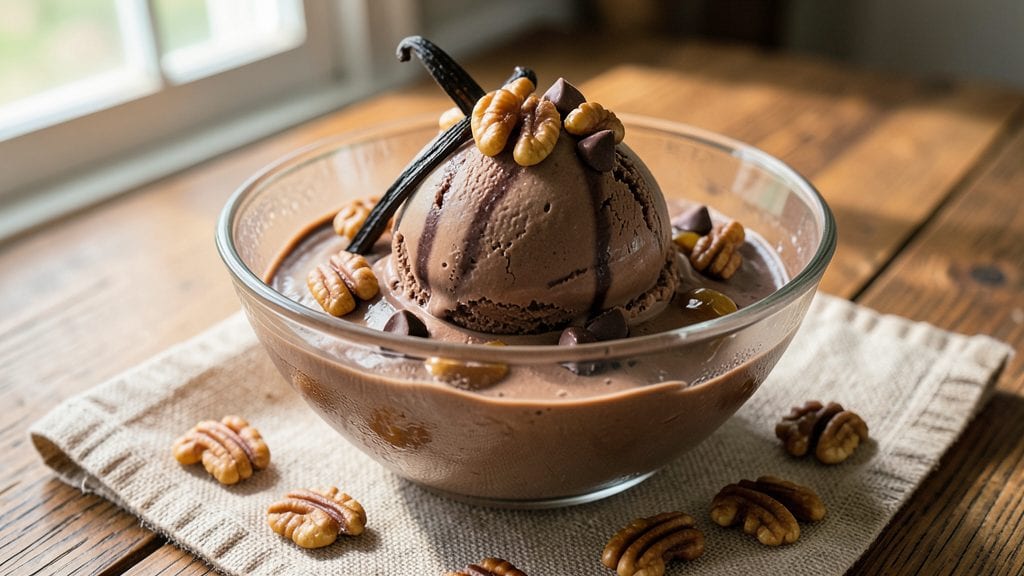 Chocolate Ice Cream Mix Pioneer Woman Recipe: Homemade Vanilla Bean Swirls With Toasted Pecan Crunch