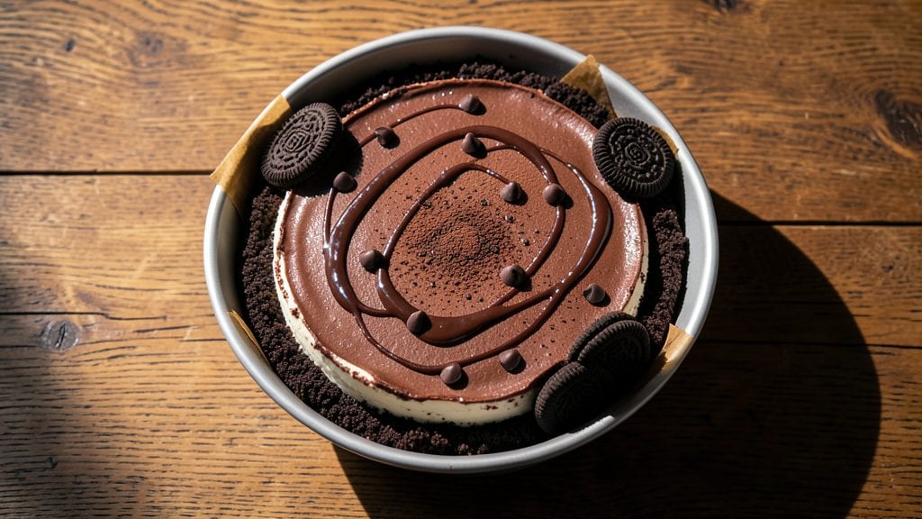 Chocolate Oreo Cheesecake Recipe: Crunchy Crust Meets Gooey Chocolate Swirls