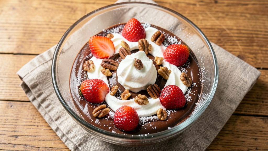 Chocolate Salad Recipe: Crunchy Pecan Clusters and Creamy Chocolate Swirls