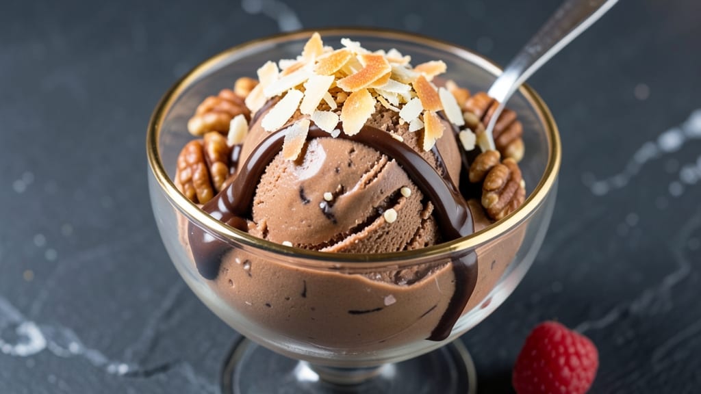 German Chocolate Ice Cream Recipe: Creamy Soda-Fudged Layers With Toasted Pecan Crown