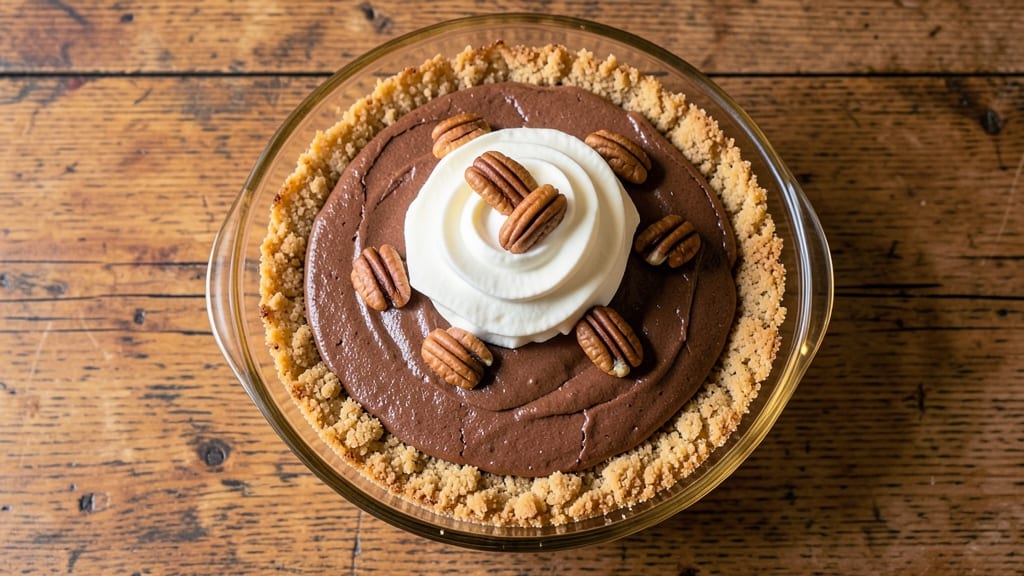 No-Bake German Chocolate Pie Recipe Pioneer Woman: Toasted Pecan-Cocoa Crunch With Fudgy Layers