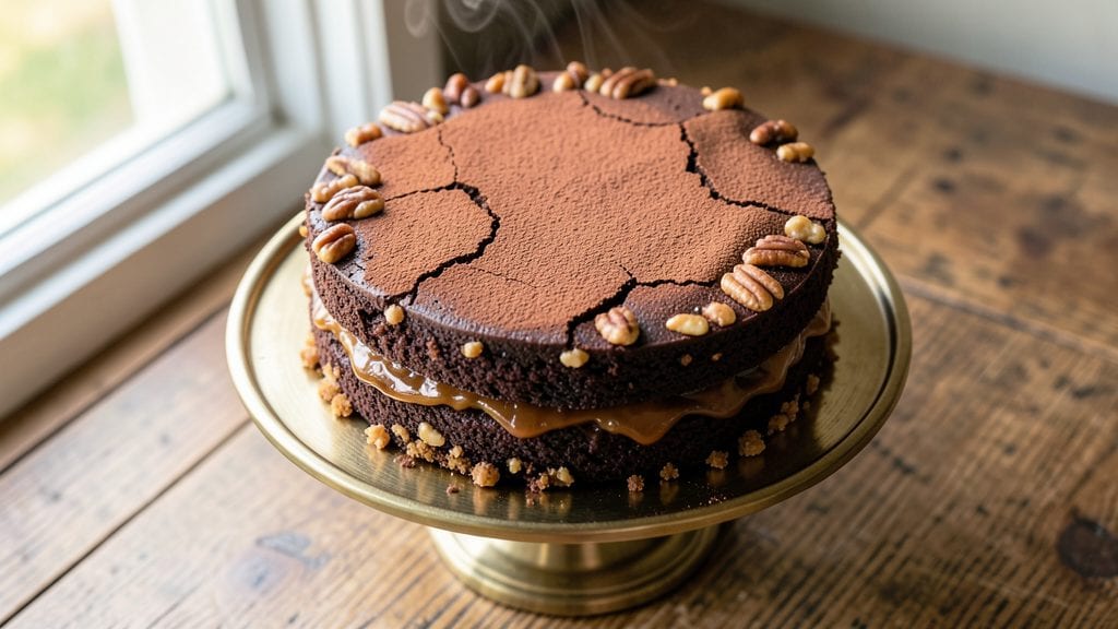 Old Baker's German Chocolate Cake Recipe: Double-Layered Fudge and Pecan Crown