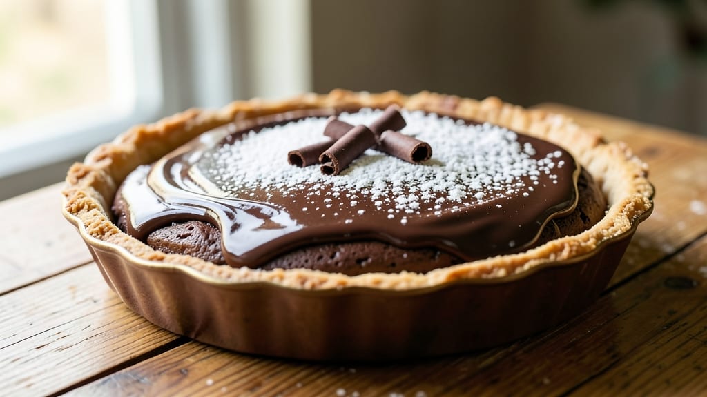 Old Fashioned Jello Cook and Serve Chocolate Pudding Pie Recipe: Nostalgic Two-Layer Magic in One Bowl