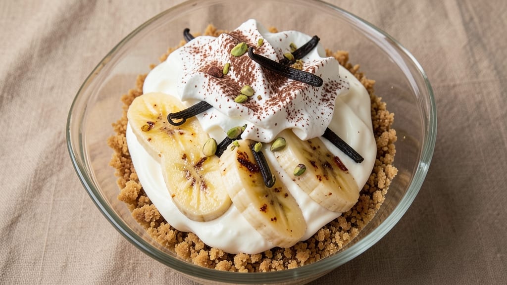Paula Deen's White Chocolate Banana Pudding Recipe: Vanilla Custard Layers with Crunchy Graham Crust