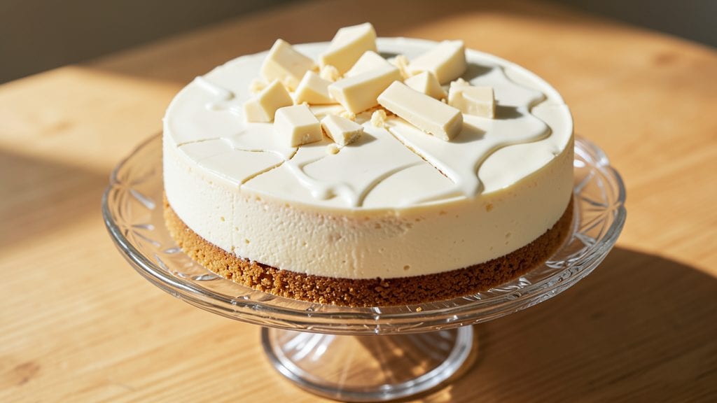 Philadelphia White Chocolate Cheesecake Recipe: Velvety Ganache Swirls and Crispy Graham Base