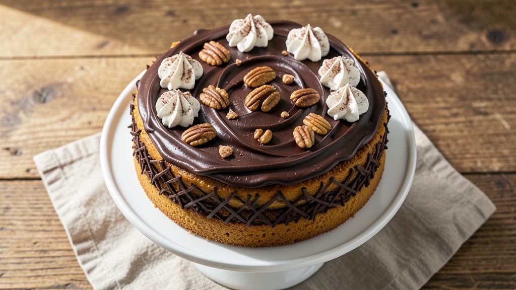 Sally's Baking Addiction German Chocolate Cake Recipe: Creamy Ganache Swirls With Toasted Pecans
