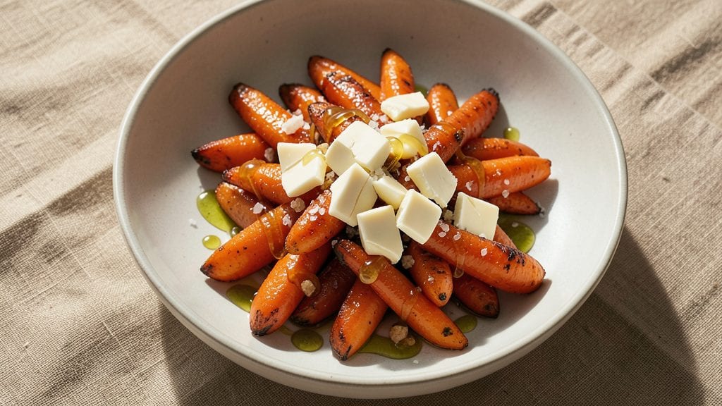 White Chocolate Grilled Honey Roasted Carrots Recipe: Caramelized Sweetness With Nutty Crunch